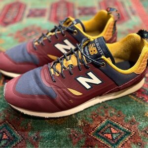 Men’s New Balance Trailbuster Trail Sneaker Burgundy size 12